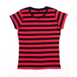 T-shirt Damski W Paski. Czarne t-shirty MANTIS, bez wzorów, bez kołnierzyka, bez ramiączek. Za 65.99 zł.