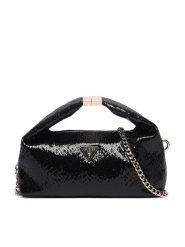 Guess Torebka Jewels Mini HWKG22 48740 Czarny. Czarne torebki klasyczne Guess, z aplikacjami, ze skóry, bez dodatków. Za 544.99 zł.