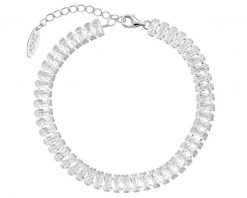 Bransoletka srebrna z cyrkoniami. Szare bransoletki Apart, z cyrkonią, srebrne. Za 449.00 zł.