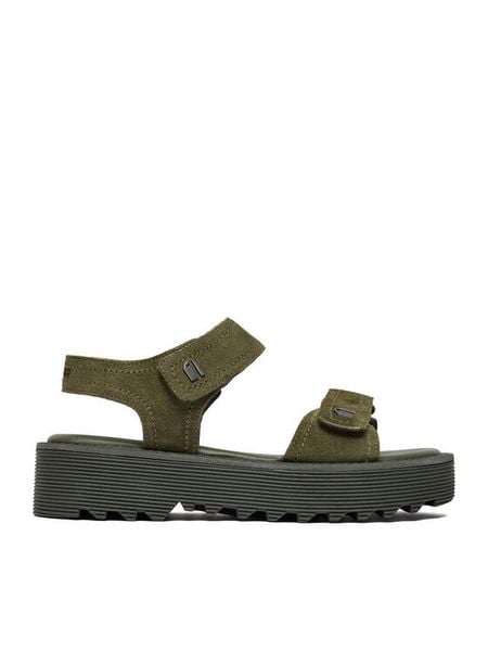 G-Star Raw Sandały CEO-WI16-AVA-04 Khaki. Brązowe sandały G-Star Raw, bez wzorów, ze skóry, retro, bez obcasa, na płaskiej podeszwie, bez zapięcia. Za 173.99 zł.