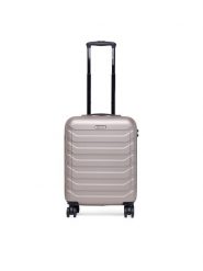 GINO ROSSI Walizka kabinowa CEO-GIN-S-002-05-GOLD Złoty. Żółte walizki Gino Rossi, bez wzorów. Za 259.99 zł.