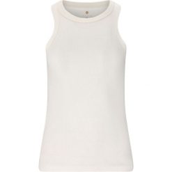 Damski tank top Athlecia Lenga. Białe topy Athlecia, bez wzorów, bez kołnierzyka, bez ramiączek. Za 176.50 zł.