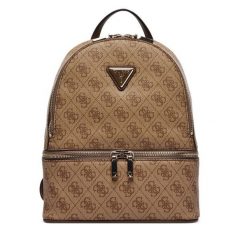 Plecak Guess. Brązowe plecaki Guess, z aplikacjami. Za 639.99 zł.