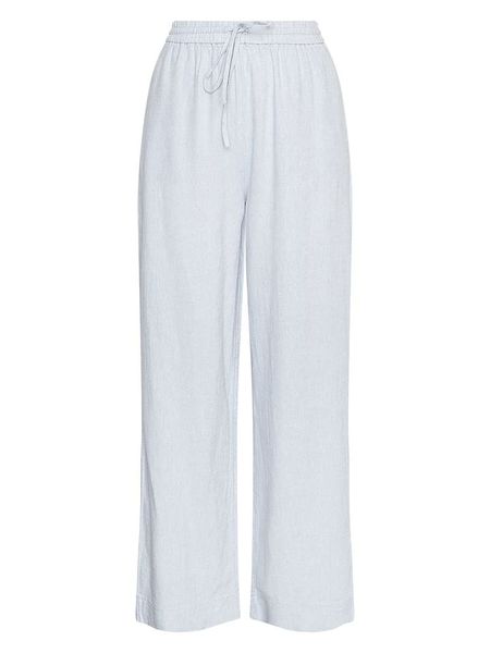 MOSS COPENHAGEN Spodnie w kolorze błękitnym rozmiar: L. Niebieskie spodnie materiałowe Moss Copenhagen, l, bez wzorów, z materiału. Za 114.44 zł.