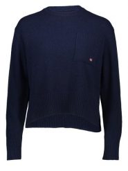 Napapijri Sweter w kolorze granatowym rozmiar: XXL. Niebieskie swetry Napapijri, xxl, bez wzorów, bez ramiączek. Za 228.92 zł.