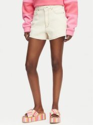 Roxy Szorty jeansowe Chlo Natural ERJDS03323 Beżowy Regular Fit. Brązowe szorty Roxy, bez wzorów, z bawełny. Za 259.99 zł.