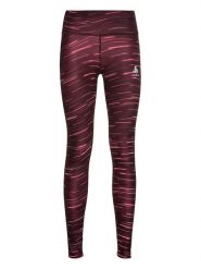 Odlo Legginsy sportowe "Zeroweight" w kolorze bordowym rozmiar: S. Czerwone legginsy Odlo, s, bez wzorów, z podwyższonym stanem, outdoorowe. Za 228.45 zł.