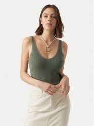 Vero Moda Top New Lex Sun 10281877 Zielony ciemny Regular Fit. Zielone topy Vero Moda, l, bez wzorów, z wiskozy, bez kołnierzyka, bez ramiączek. Za 99.99 zł.