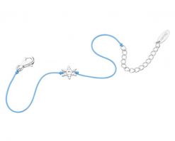 Bransoletka srebrna - śnieżynka. Szare bransoletki Apart, srebrne. W wyprzedaży za 59.40 zł.