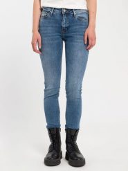 Cross Jeans Dżinsy - Slim fit - w kolorze niebieskim rozmiar: W33/L32. Niebieskie jeansy Cross Jeans, l, z aplikacjami. Za 96.37 zł.