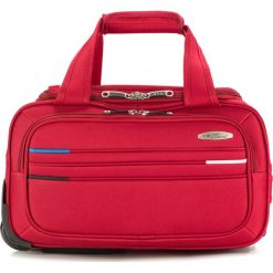 Torba podróżna V25-10-477-30. Czerwone torby podróżne Wittchen, bez wzorów, z materiału, do ręki. Za 119.90 zł.