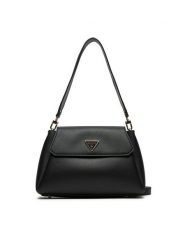 Guess Torebka Nolana HWVG95 07200 Czarny. Czarne listonoszki Guess, z aplikacjami, ze skóry, bez dodatków. Za 379.99 zł.