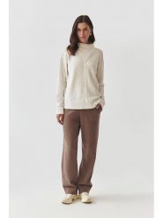 TATUUM Sweter w kolorze kremowym rozmiar: S. Brązowe swetry Tatuum, s, bez wzorów, ze splotem, bez ramiączek. Za 201.55 zł.