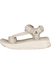Sandały damskie Cruz Findel Chunky. Białe sandały CRUZ, bez wzorów, z materiału, eleganckie, bez obcasa, na obcasie, bez zapięcia. Za 238.00 zł.