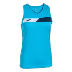 Damski tank top Joma. Niebieskie topy Joma, xs, bez wzorów, bez kołnierzyka, bez ramiączek. Za 39.99 zł.