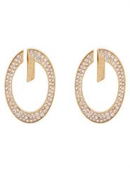 Guess Kolczyki JUBE06 334JW Złoty. Żółte kolczyki Guess, ze stali. Za 299.99 zł.
