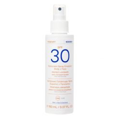KORRES Jogurtowa emulsja do opalania w sprayu do twarzy i ciała SPF30 Ochrona przeciwsłoneczna 150 ml Damski. Kremy do opalania KORRES. Za 135.59 zł.