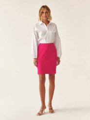 TATUUM Spódnica w kolorze różowym rozmiar: 38. Różowe spódnice Tatuum, na co dzień, bez wzorów, midi, proste. Za 154.95 zł.