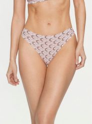 Chantelle Stringi Soft Stretch C11D90 Beżowy. Brązowe stringi Chantelle, bez wzorów, z syntetyku. Za 49.99 zł.