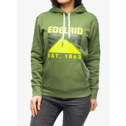 Bluza z kapturem damska Edelrid Spotter Hoody IV. Zielone bluzy EDELRID, bez wzorów, z kapturem. Za 235.99 zł.