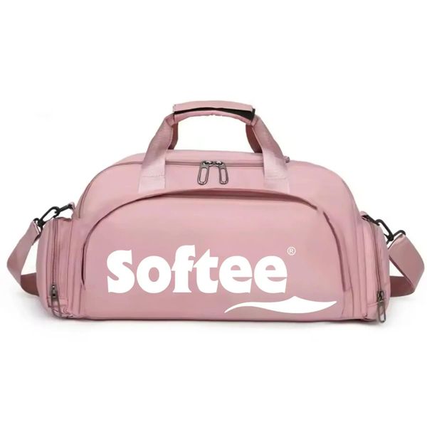 Torba sportowa Softee. Czerwone torby na ramię SOFTEE, bez wzorów, z materiału, sportowe, do ręki, bez dodatków. Za 163.00 zł.