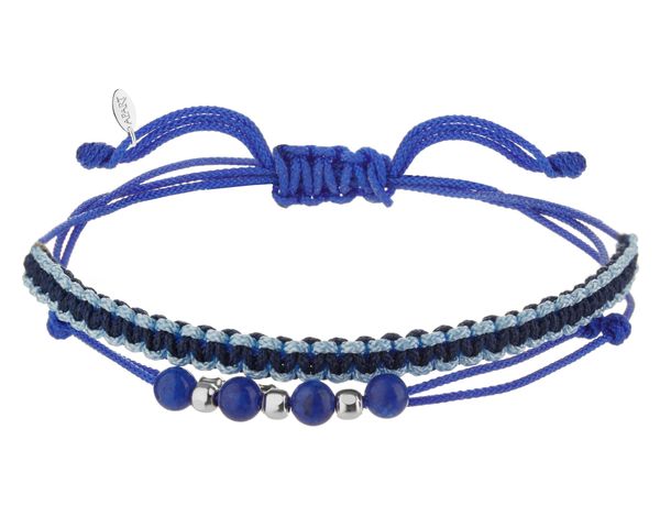 Bransoletka z elementami srebra i kamieniami chalcedonu - kulki. Bransoletki Apart, srebrne. Za 149.00 zł.