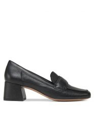 HÖGL Półbuty Cassia 9-104333 Czarny. Czarne czółenka Högl, bez wzorów, ze skóry, bez obcasa, na obcasie, bez zapięcia. Za 399.99 zł.