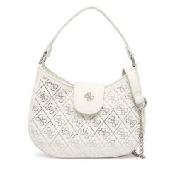 Torebka Guess. Białe torebki klasyczne Guess, z aplikacjami, bez dodatków. Za 294.99 zł.