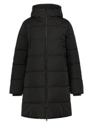 LUHTA Płaszcz zimowy "Eisele" w kolorze czarnym rozmiar: 38. Czarne płaszcze Luhta, na zimę, bez wzorów, z puchu, bez kaptura. Za 565.65 zł.