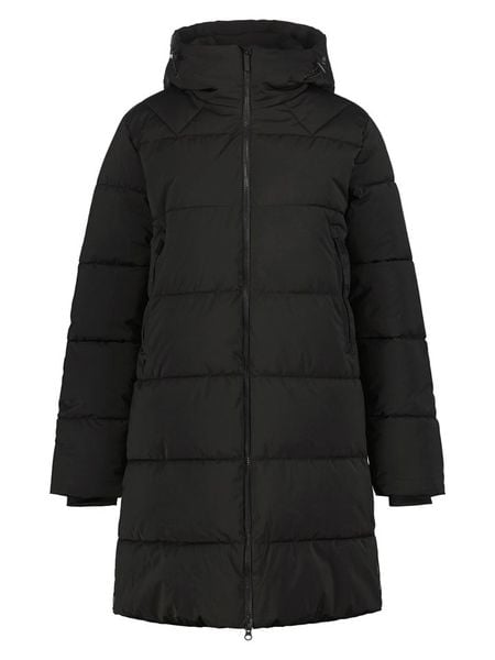 LUHTA Płaszcz zimowy "Eisele" w kolorze czarnym rozmiar: 38. Czarne płaszcze Luhta, na zimę, bez wzorów, z puchu, bez kaptura. Za 542.60 zł.