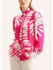 Seidensticker Bluzka w kolorze różowo-białym rozmiar: 42. Białe bluzki Seidensticker, bez wzorów, z wiskozy, bez kołnierzyka, bez ramiączek. Za 229.46 zł.