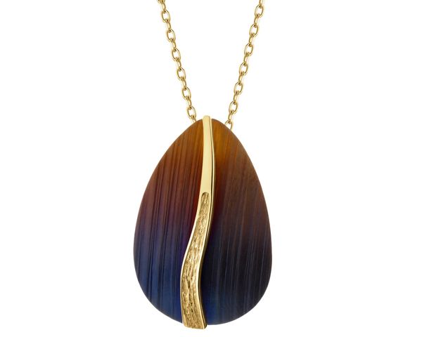 Naszyjnik ze srebra i tytanu. Naszyjniki Apart, pozłacane. Za 319.00 zł.