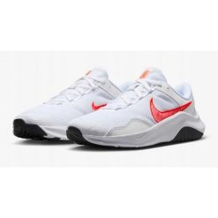 Buty Sportowe Damskie Nike W Legend Essential 3 NN. Białe obuwie sportowe Nike, bez zapięcia, do biegania. Za 290.40 zł.