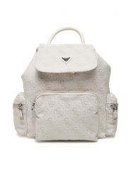 Guess Plecak V5GZ05 WH492 Biały. Białe plecaki Guess, z aplikacjami, z materiału. Za 339.99 zł.