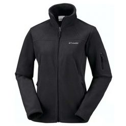 Bluza polarowa turystyczna damska Columbia Fast Trek II. Czarne bluzy Columbia, m, bez wzorów, z polaru, bez kaptura. Za 239.00 zł.
