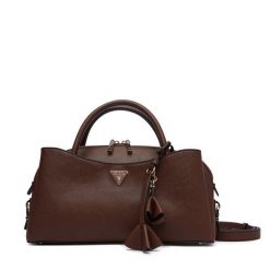 Torebka Guess. Brązowe torebki klasyczne Guess, z aplikacjami, bez dodatków. Za 584.99 zł.