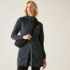 Bluza turystyczna damska Bloomfield. Szare bluzy Regatta, bez wzorów, z poliesteru, bez kaptura. W wyprzedaży za 199.99 zł.