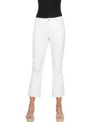 Heine Dżinsy - Slim fit - w kolorze białym rozmiar: 38. Białe jeansy Heine, bez wzorów. Za 57.87 zł.
