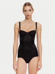Dolce&Gabbana Body O9A05T ONO13 Czarny Slim Fit. Czarne body Dolce&Gabbana, bez wzorów, z jedwabiu. Za 3,479.00 zł.