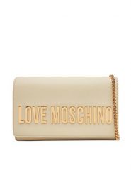 LOVE MOSCHINO Torebka JC4103PP1MKD0110 Beżowy. Brązowe torebki klasyczne Love Moschino, bez wzorów, ze skóry, bez dodatków. Za 349.99 zł.