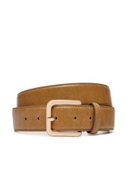 Guess Pasek Damski BW9175 P4435 Beżowy. Brązowe paski Guess, z aplikacjami, ze skóry. Za 159.99 zł.