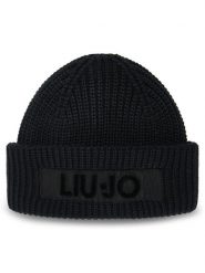 Liu Jo Czapka 2F5057 M0300 Czarny. Czarne czapki Liu Jo, bez wzorów. Za 179.99 zł.
