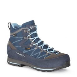 Buty górskie damskie AKU Trekker Lite III GTX. Niebieskie trekkingi Aku, z gore-texu, trekkingowe. Za 875.72 zł.
