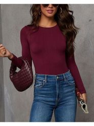 LA Angels Koszulka w kolorze bordowym rozmiar: S. Czerwone bluzki LA Angels, s, bez wzorów, bez kołnierzyka, bez ramiączek. Za 118.01 zł.