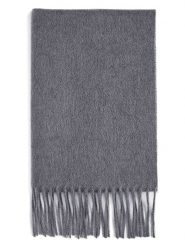 CXL by Christian Lacroix Kaszmirowy szal w kolorze ciemnoszarym - 170 x 36 cm rozmiar: onesize. Szare szaliki CXL by Christian Lacroix, bez wzorów, z kaszmiru. Za 260.99 zł.