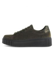 Gabor Skórzane sneakersy w kolorze khaki rozmiar: 38. Brązowe trampki Gabor, bez wzorów, bez zapięcia. Za 174.95 zł.