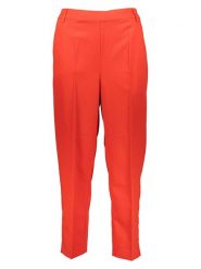 Kaffe Spodnie chino "Sakura" w kolorze koralowym rozmiar: 40. Czerwone spodnie materiałowe Kaffe, na co dzień, bez wzorów. Za 82.83 zł.