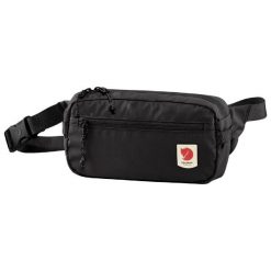 Saszetka Fjallraven High Coast Hip Pack - black. Czarne torby na ramię Fjällräven, bez wzorów, sportowe, bez dodatków. Za 229.99 zł.