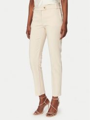 Rinascimento Spodnie materiałowe CFC0128638003 Beżowy Slim Fit. Brązowe spodnie materiałowe Rinascimento, s, bez wzorów, z materiału. Za 399.99 zł.