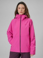 4F Kurtka przejściowa membrana 5000 damska - różowa L. Czerwone kurtki 4f, l, bez wzorów, bez kaptura. Za 299.99 zł.